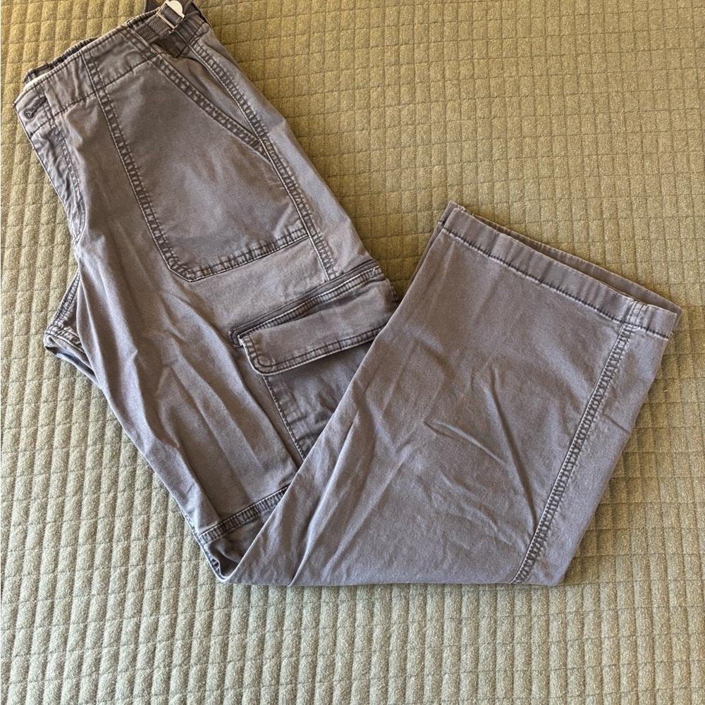 Hollister Low-Rise Baggy Pants in Taupe
